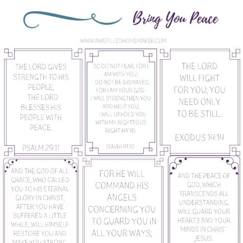 6 Bible Verses To Bring Peace