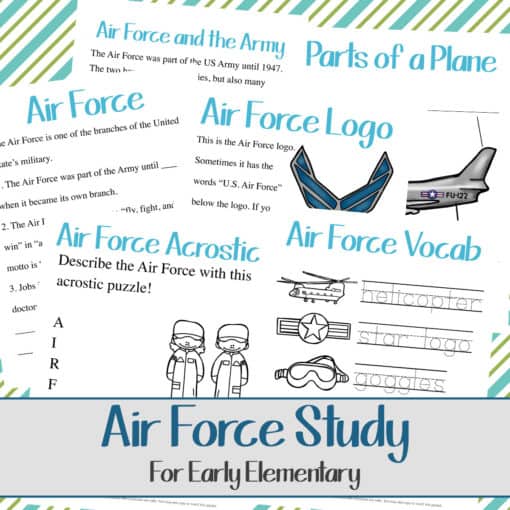 Air Force Unit Study (Early Elementary)