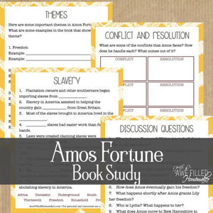 Amos Fortune Book Study