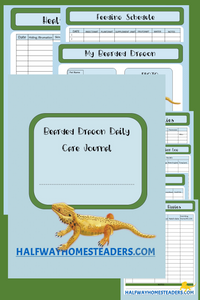 Bearded Dragon Daily Care Journal