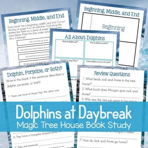Dolphins at Daybreak (Magic Treehouse Unit Study)