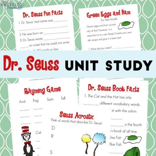 Dr. Seuss Unit Study