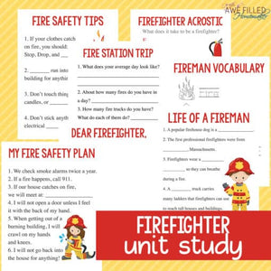 Firefighter Unit Study
