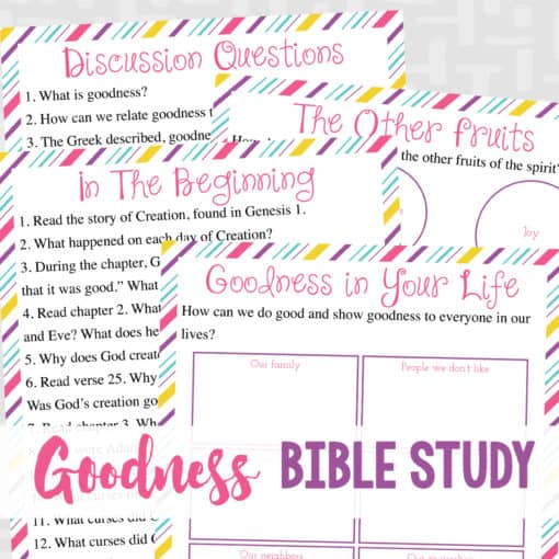 Goodness Bible Study for Adults