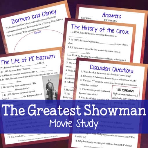 The Greatest Showman Movie Study