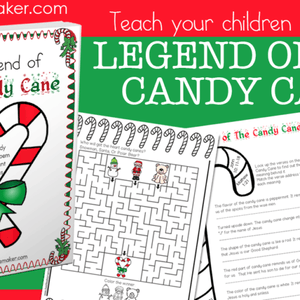 Legend of the Candy Cane Printable