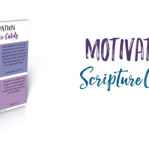 Motivation Scripture Cards