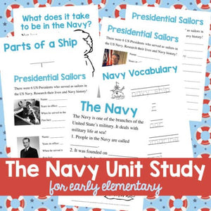 Navy Unit Study (Early Elementary)