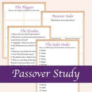 Passover Unit Study