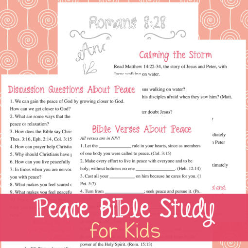 Peace Bible Study (for kids)