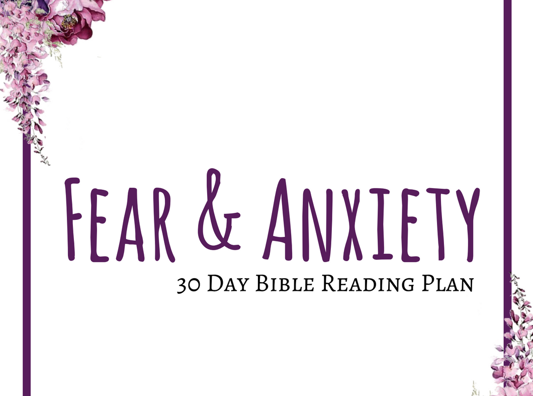 Fear And Anxiety - Journal Through The Bible