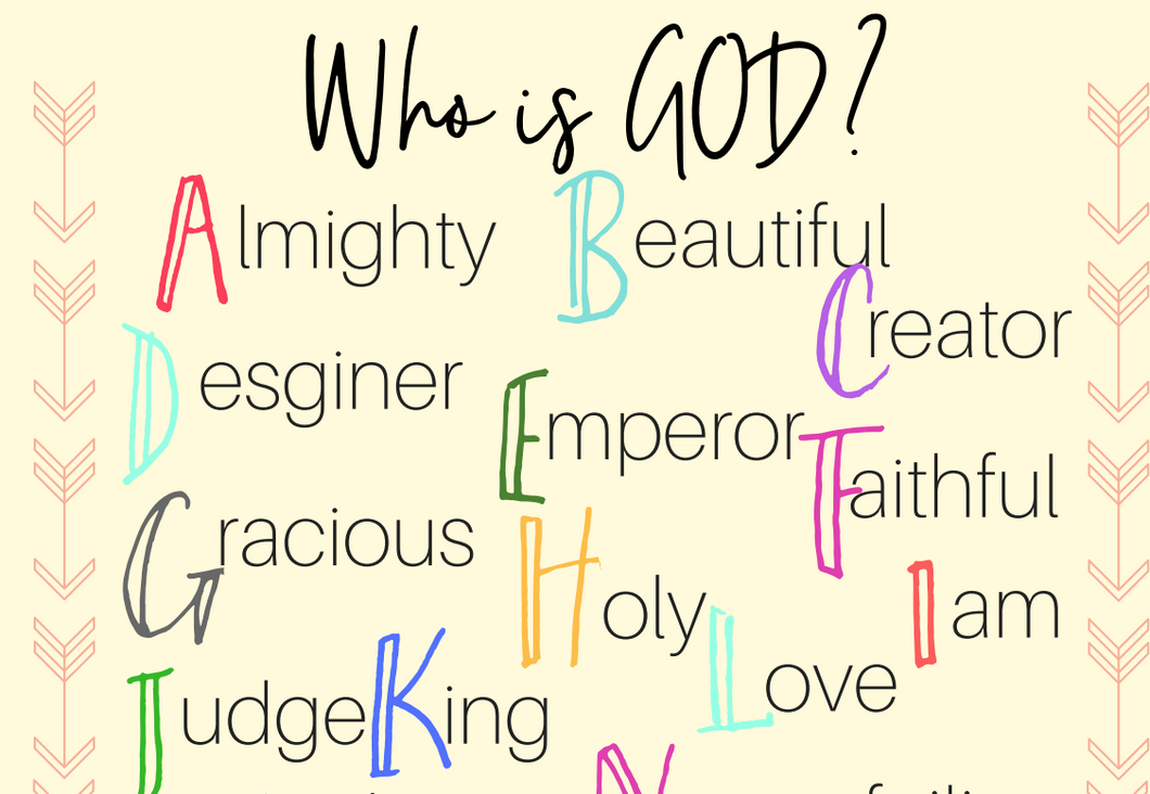 Who is God, Journal Through The Bible
