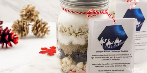 Starlight Advent Christmas Cookie Tags