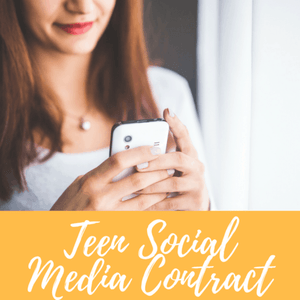 Teen Social Media Contract