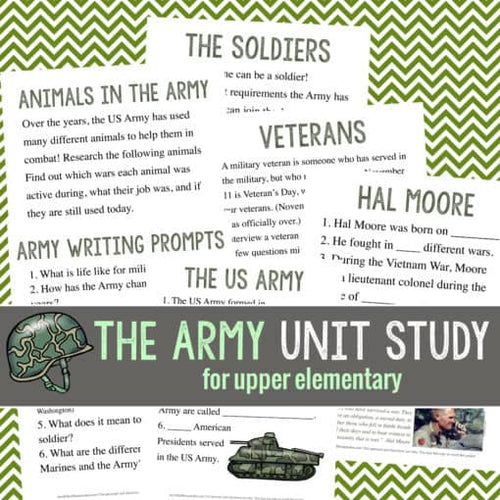 Army Unit Study (Upper Elementary)